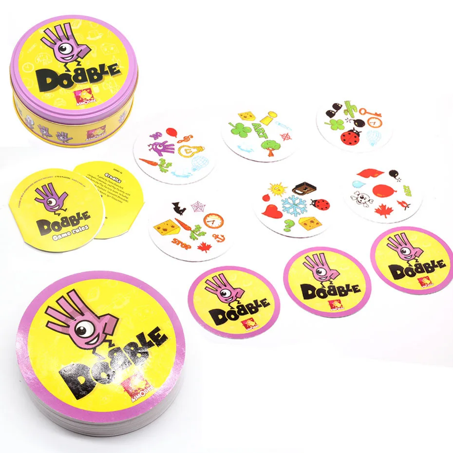 Вечерние настольные игры XinChen spot it and dobble подарочные для детей семейные вечерние