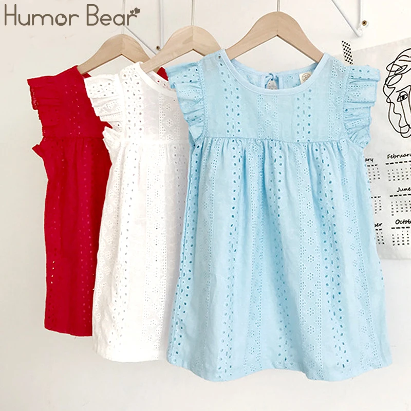 

Humor Bear Girl Dresses Sleeveless Lace Cute Princess Dress Kids Clothing Toddler Clothes Costume Children Dress Clothing