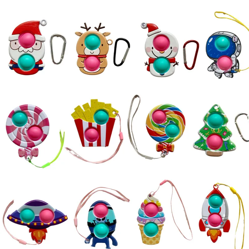 

Игрушки-антистресс для взрослых, милый Санта-Клаус, сжимаемые игрушки для снятия стресса, популярные рождественские подарки для детей