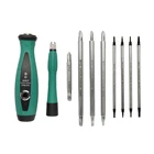 Лучший набор отверток PENGGONG, 10 шт., магнитные шлицевые бытовые приборы Phillips Star, ремонтные Многофункциональные Наборы ручных инструментов