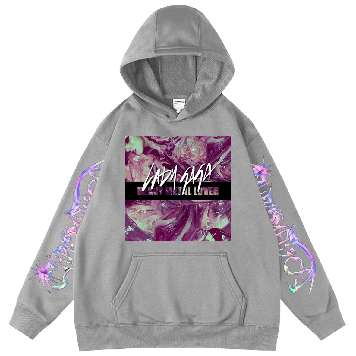 

Super Star Lady Gaga Streetwear Boy Clothes Hoodie INS Style Hoodies Casual Cuff Print Hooded Men Fashion Sweatshirt Lounge Wear