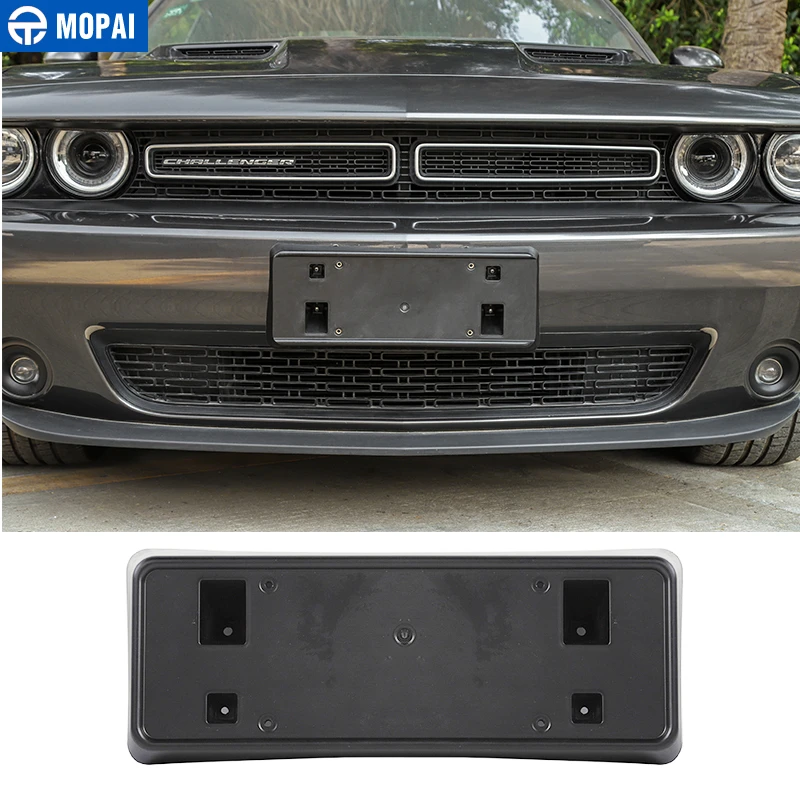 MOPAI номерной знак для Dodge Challenger 2015 + Автомобильный передний кронштейн аксессуары
