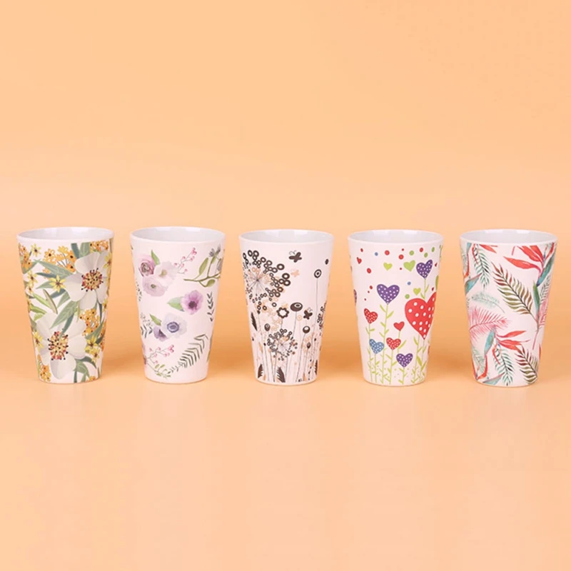 Кофейная кружка дорожная экологичное бамбуковое волокно с крышкой портативные