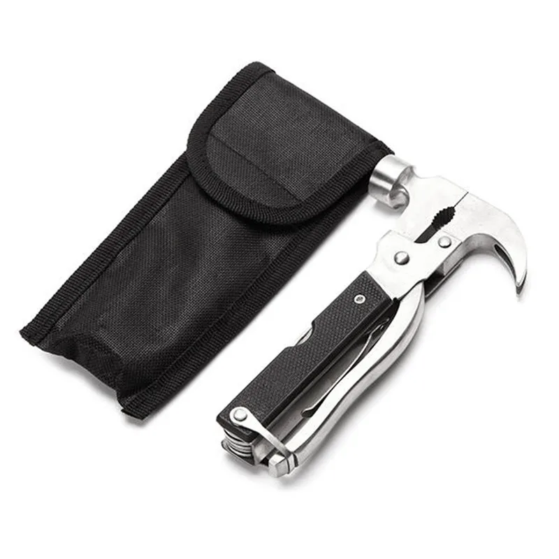 

Multi-function Tool Hammer Opener Screwdriver Plier Stainless Steel Outdoor Camping Travel Hand Tool Sets