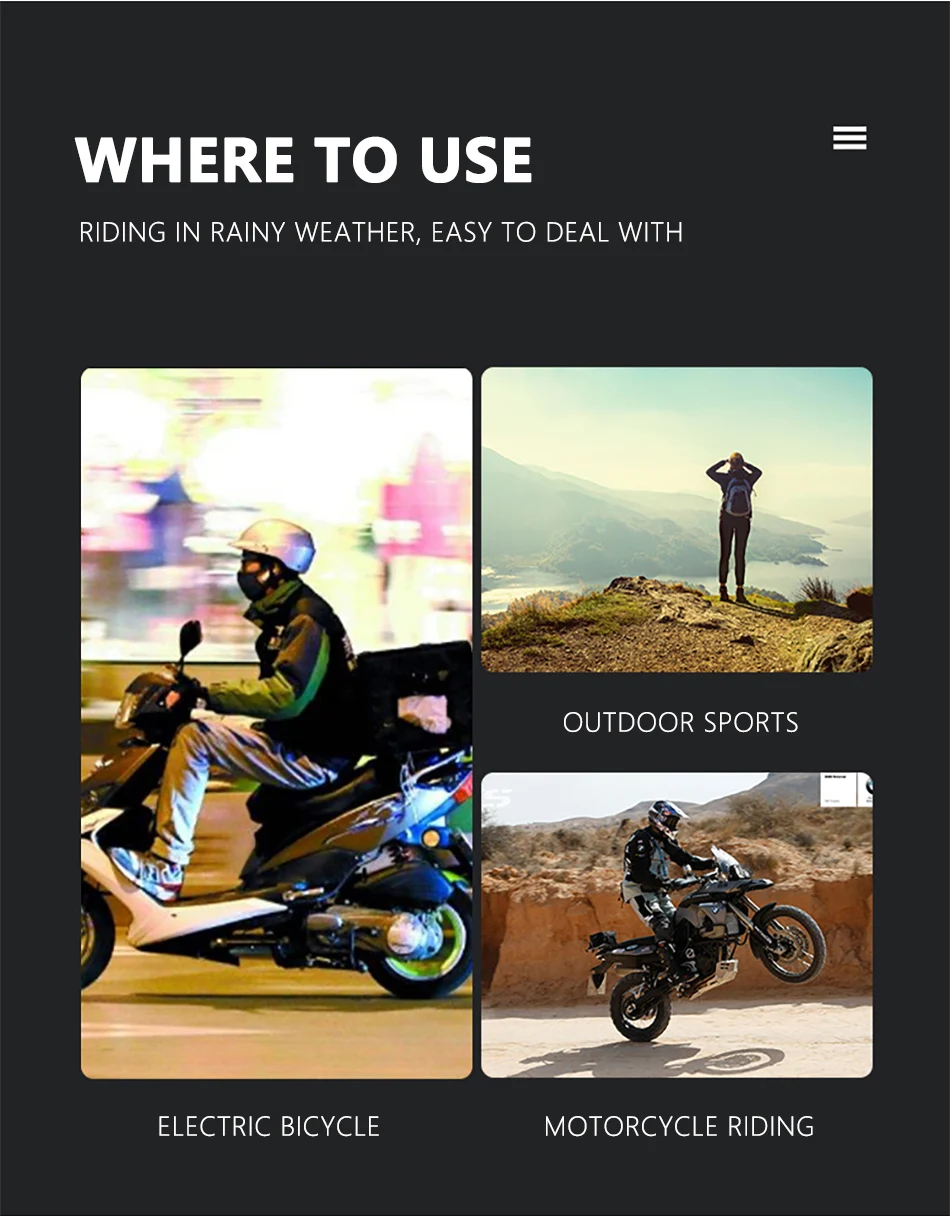 Водонепроницаемые непромокаемые сапоги в байкерском стиле IRON JIA'S Нескользящие