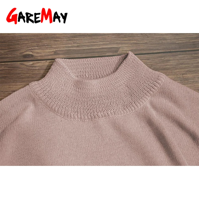 Color Block Sweater Female Autumn 2020 Jumpers Loose Long Sleeve O-neck Knitted Striped Oversized Fluffy Pullover Women | Женская одежда