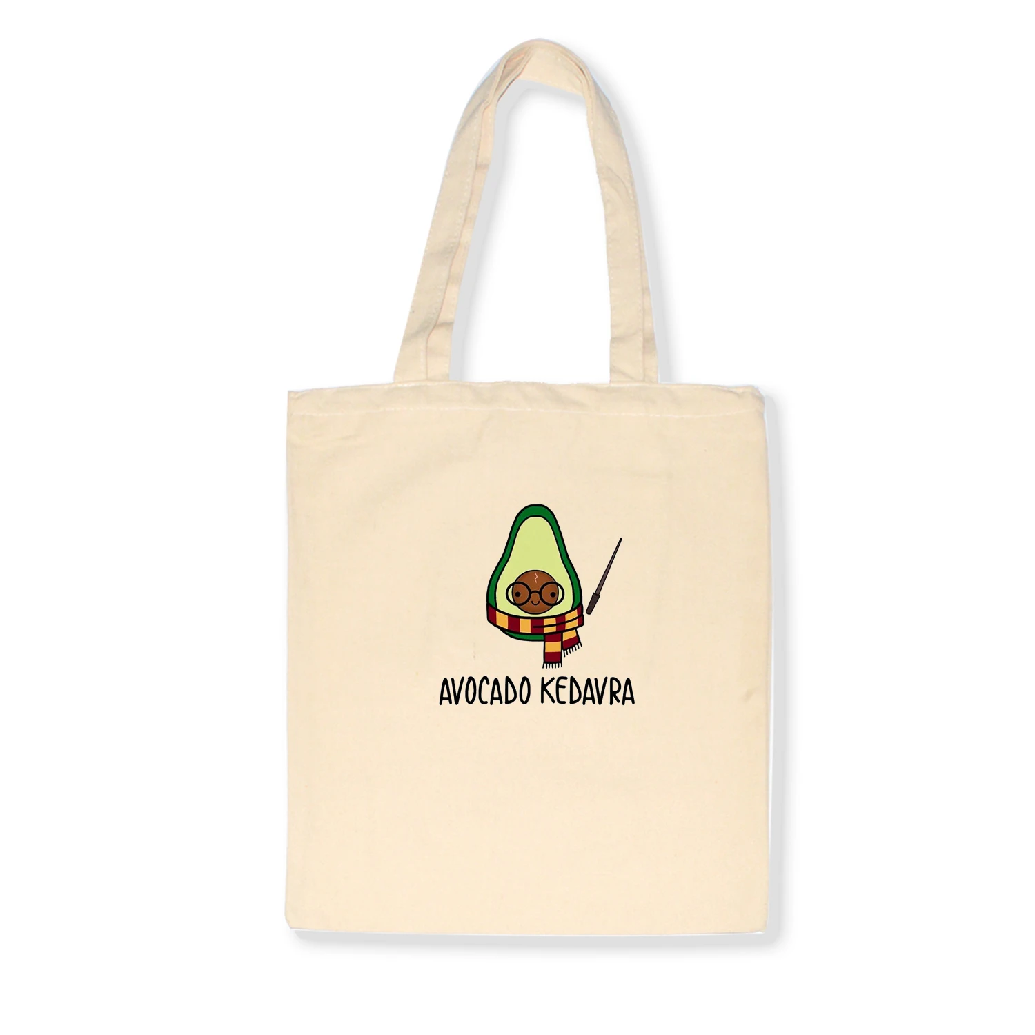 

Avocado Print Reusable Shopping Bag Women Canvas Cute Tote Bag Printing Eco Bag Cartoon Bolsa De Compras Shopper Shoulder Bags