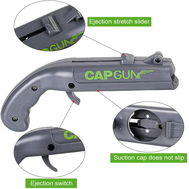 Cap Gun Beer Bottle Opener Flying Launcher Shooter Party Bar Tool Gift Abridor De Garrafa Drinking Game Kitchen Gadgets | Дом и сад