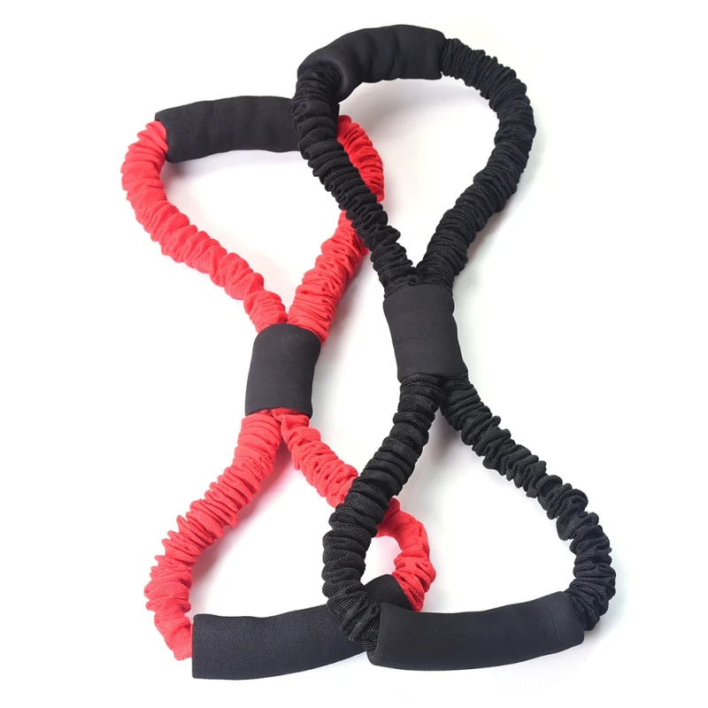 

Yoga Gum Fitness Resistance Band 8 Word Chest Expander Rope Workout Muscle Fitness Rubber Elastic Bands For Sports Exercise