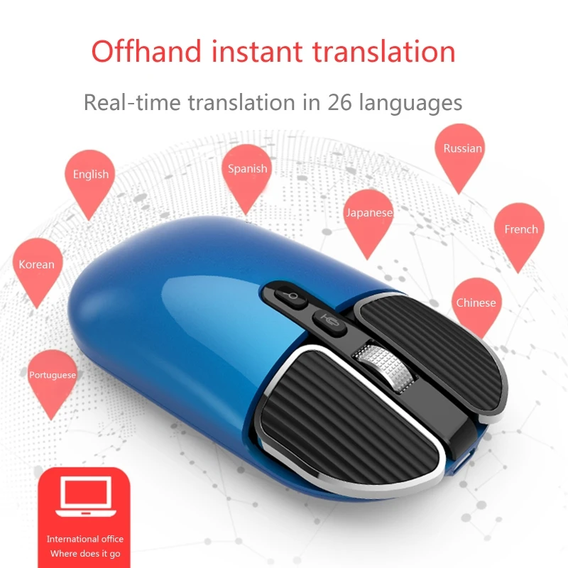 Беспроводная светодиодный вая светодиодная мышь 3500DPI 2 4 ГГц 7 клавиш RGB USB зарядка