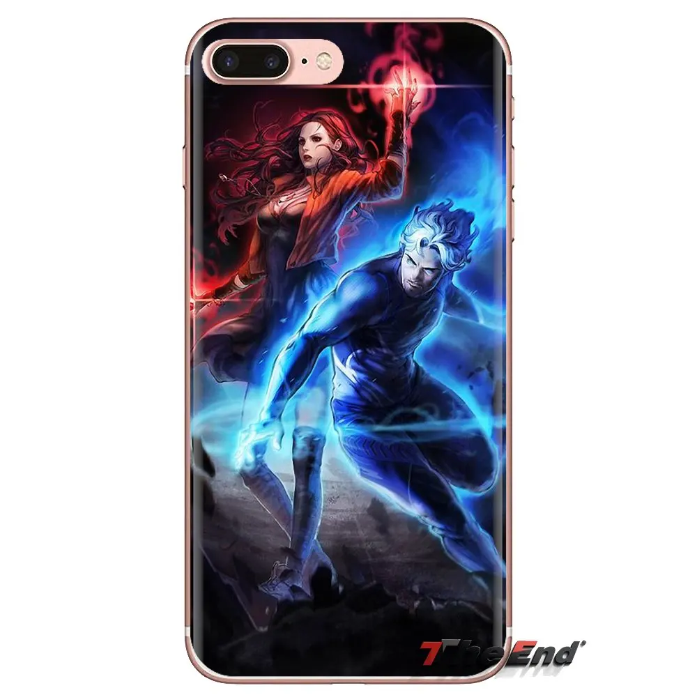 Мягкие чехлы для sony Xperia Z Z1 Z2 Z3 Z5 compact M2 M4 M5 E3 T3 XA Aqua LG G4 G5 G3 G2 Mini Алая ведьма Civil War x-men |