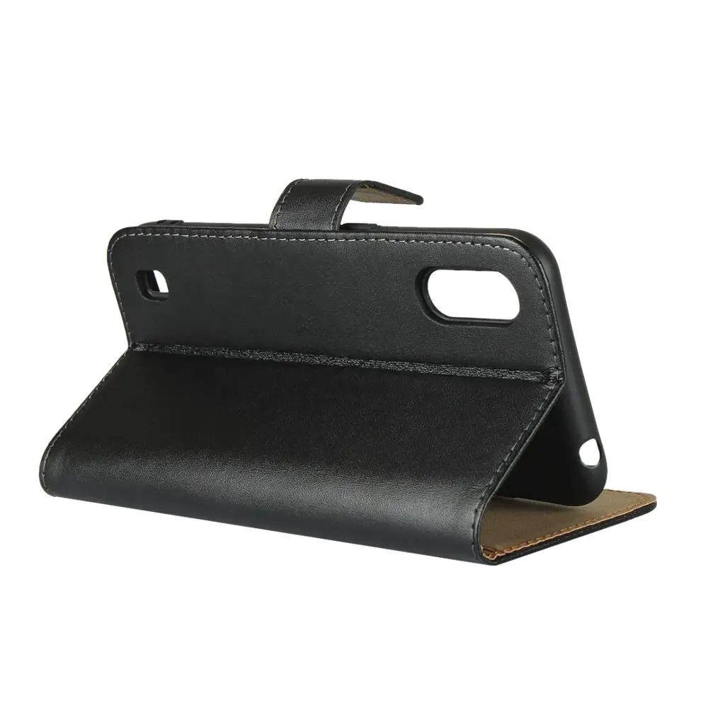 Genuine Leather phone case for Samsung Galaxy Note10 Pro Note9 Note 8 5 4 3 2 Flip card cellphone cover | Мобильные телефоны и