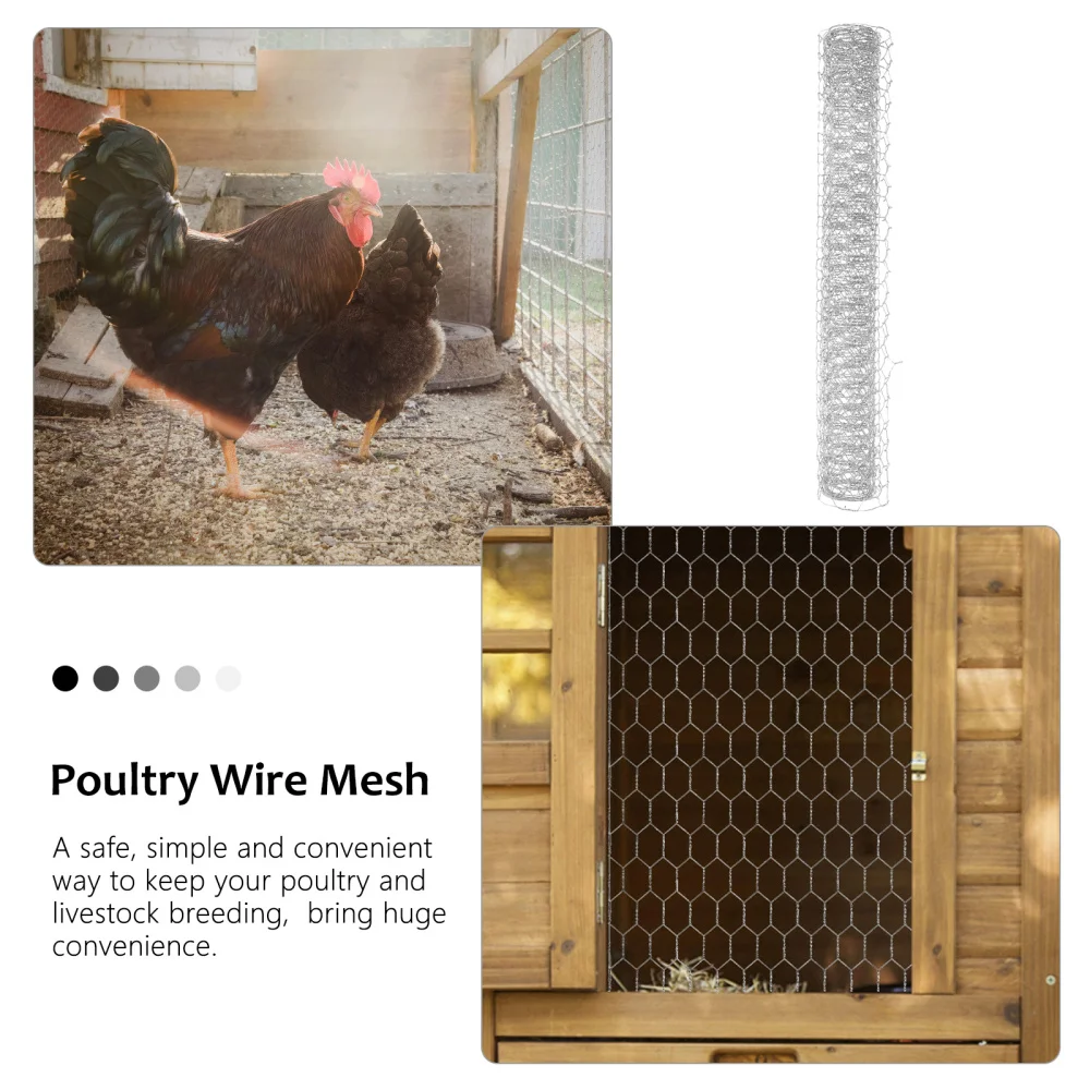 

Chicken Wire Net for Craft Work Hexagonal Poultry Netting Galvanized Wire Mesh
