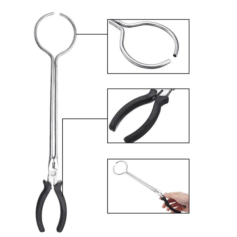 Crucible Tongs For Graphite Furnace Crucibles Melting Casting Refining Gold Silver Copper | Инструменты