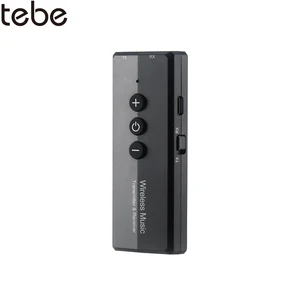 tebe wireless audio bluetooth 5 0 adapter transmitter receiver with 3 5mm aux cable for tv car stereo laptop phone headphones free global shipping