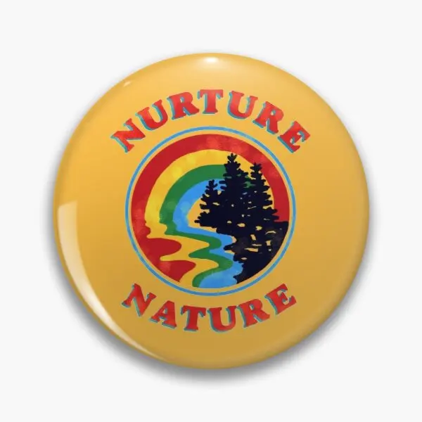

nurture nature vintage environmentalist Soft Enamel Pin Metal Collar Creative Women Jewelry Funny Brooch Badge Gift Cartoon Hat
