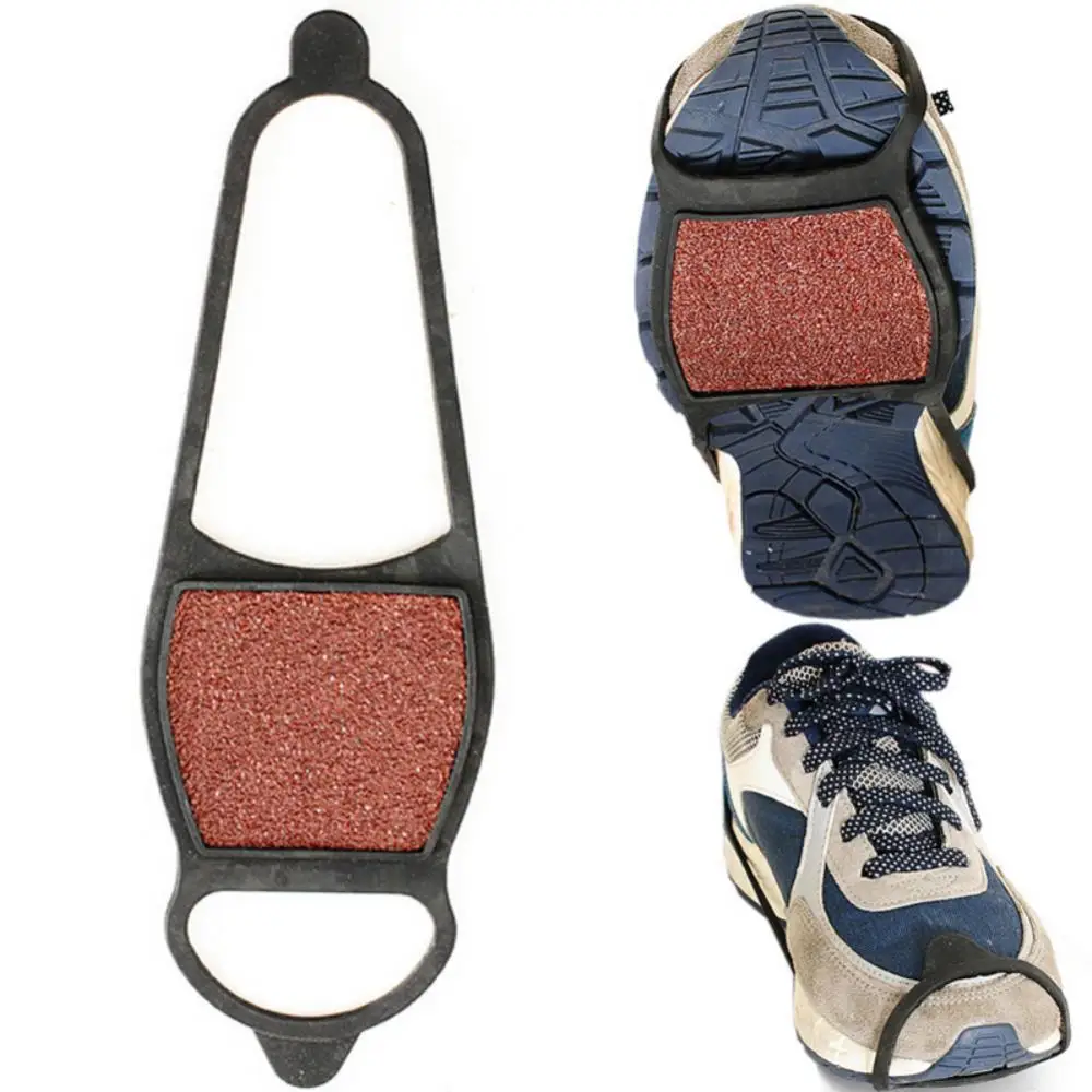 

1 Pair Coarse Sand Winter Anti-slip Ice Snow Shoes Grips Traction Cleat Crampons