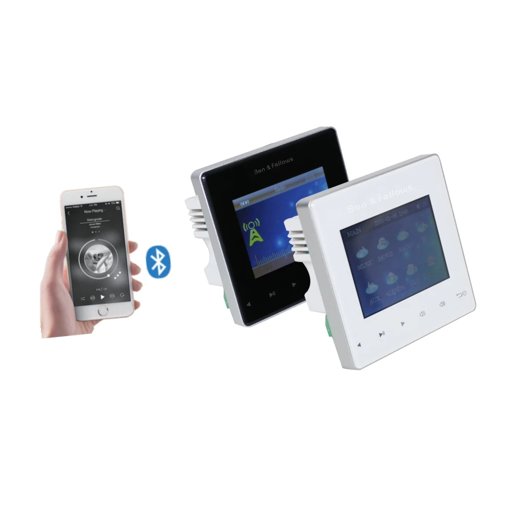 Настенный усилитель Bluetooth для домашнего кинотеатра с сенсорным экраном |