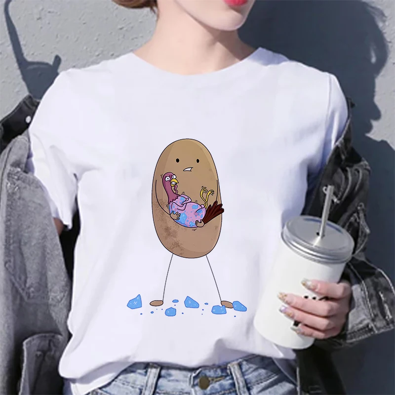 Женская тонкая футболка с принтом авокадо в стиле Харадзюку 2019 | одежда