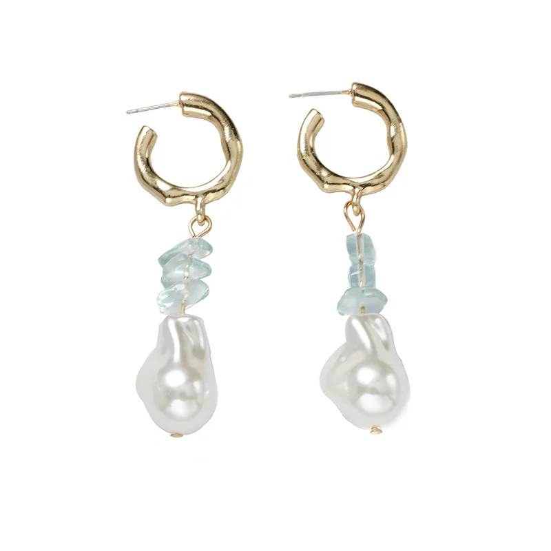 Sindlan Роза красный натуральный камень Висячие серьги девушки Леди Мода женский