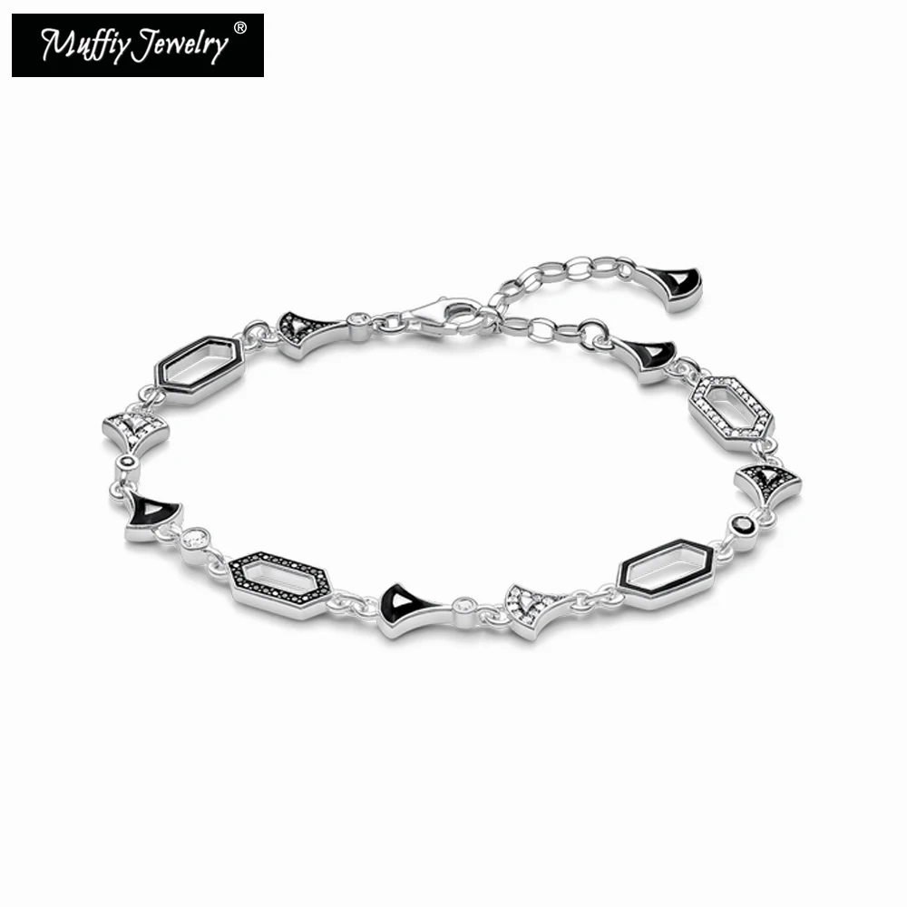 Браслет цепочка с черной шкалой дракона Осенний брендовый новый европейский