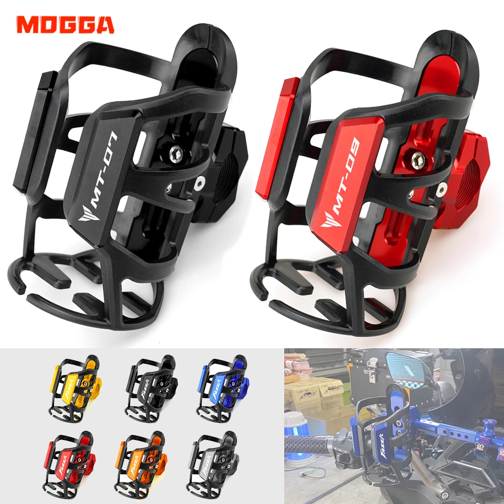 

For Yamaha MT-03 MT-07 MT-09 MT03 MT07 MT09 MT 03 07 09 Motorbike Beverage Water Bottle Moto Drink Cup Holder Sdand Accessories