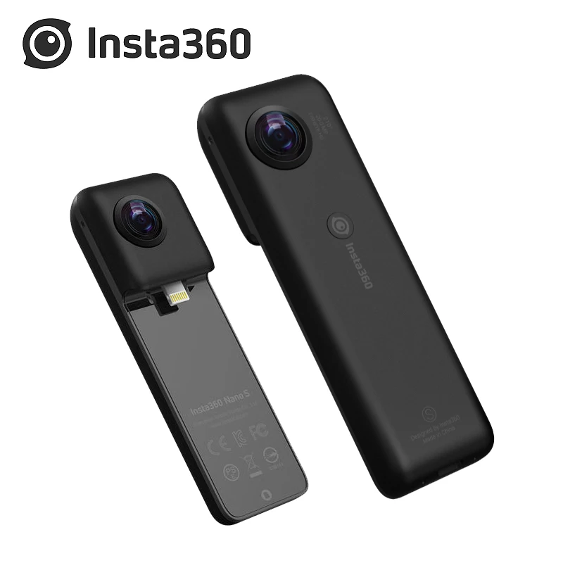 Insta360 Nano S 4K 20MP фото 360 VR видео панорамная камера для iphone X iphone 6 7 8 серии съемка 4K 360 ° видео 360 ° фотографии
