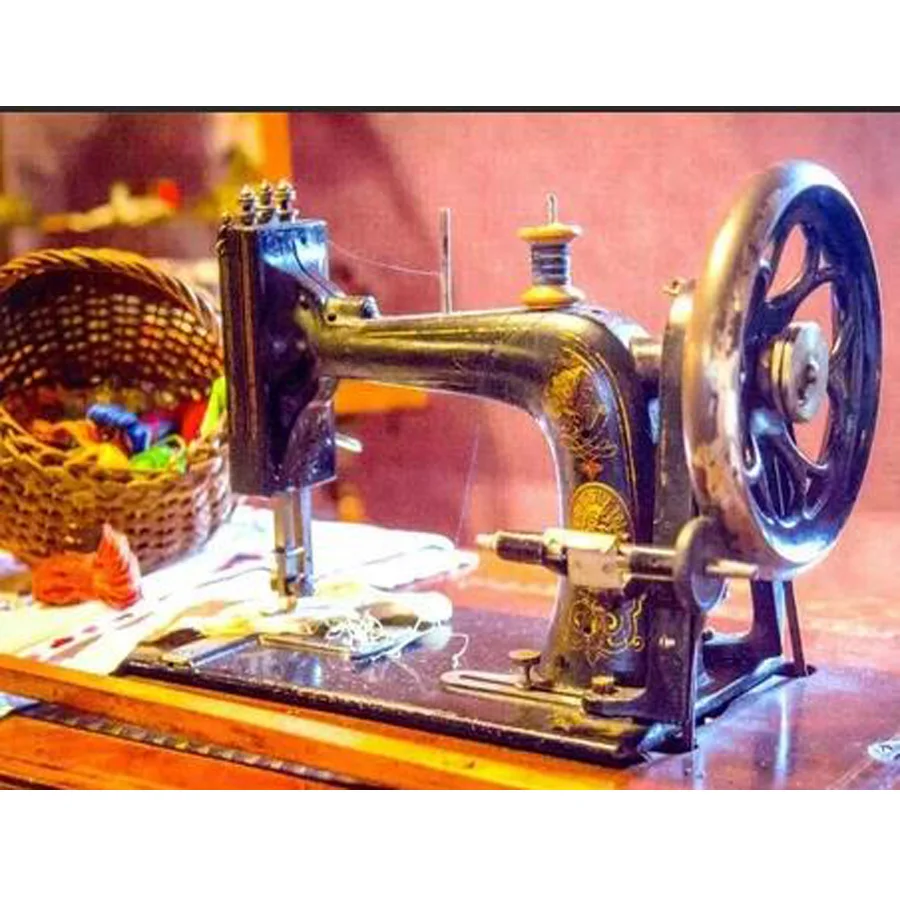 Full square drill Diamond embroidery Sewing machine 5D DIY diamond Painting Cross Stitch kits round Rhinestone Mosaic decoration | Дом и сад