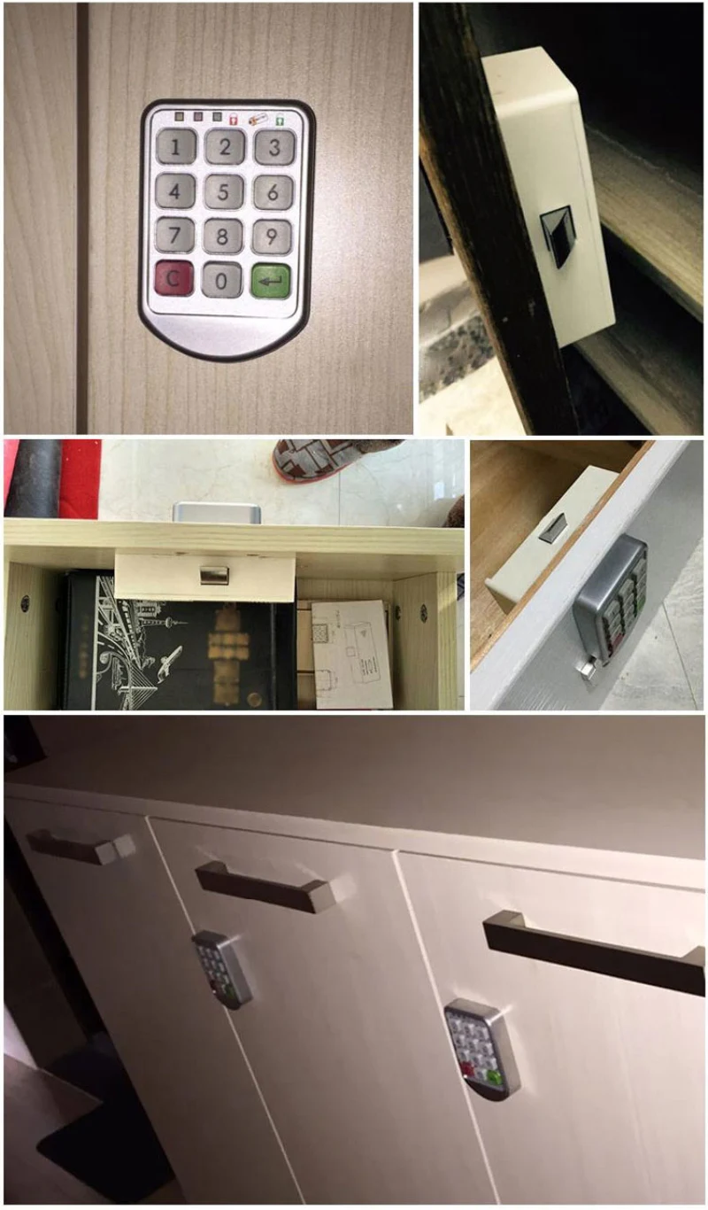 Электронный дверной замок интеллектуальный цифровой с клавиатурой и кодом