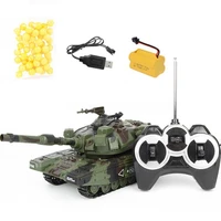 132 rc battle tank crawler remote control toys car can launch soft bullets light music rc model kids toy