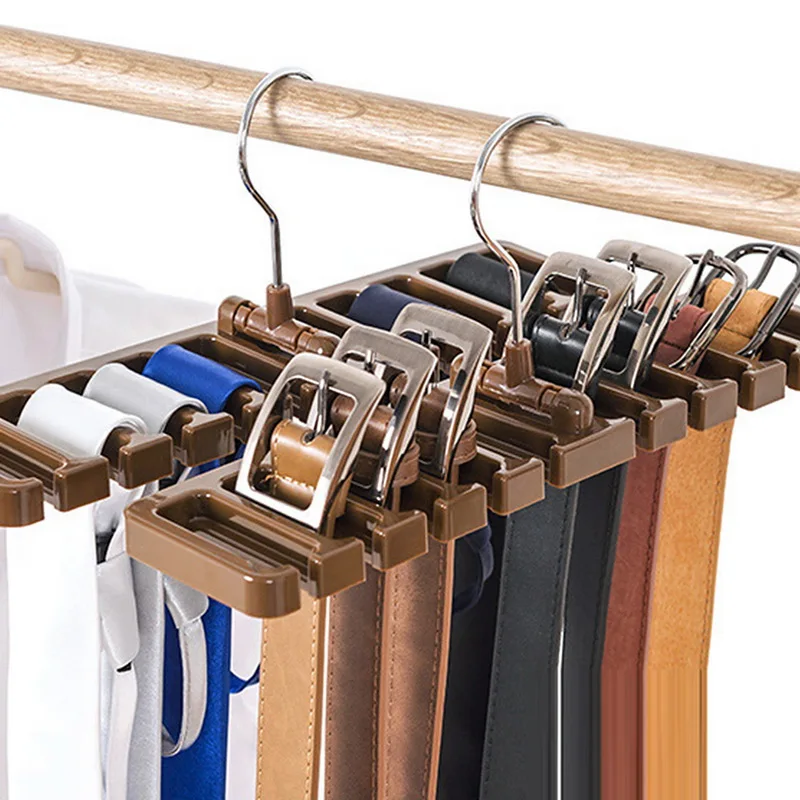 

Large Belt Storage Rack Hanging Tie Shelf Silk Scarf Rack Belt Rack Hanger Finishing Tie Wardrobe Closet Organizer Holder 1pc