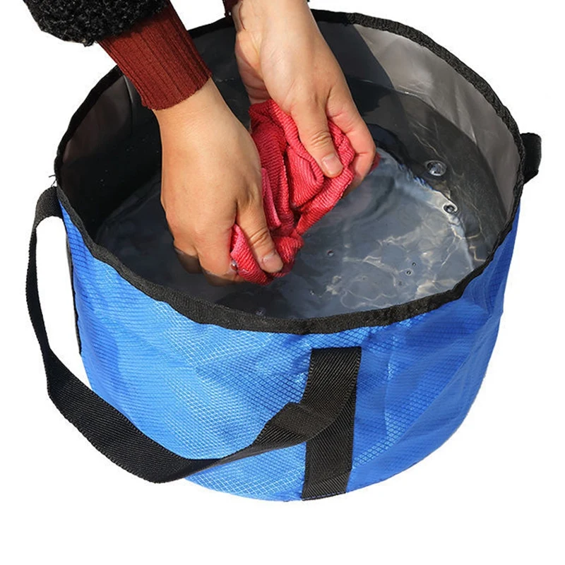 

Portable Foldable Washbasin Travel Bubble Foot Wash Bag Laundry Basin Outdoor Basin