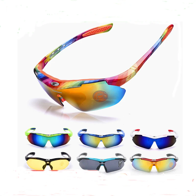 

Cycling Man Glasses Women Polarized Anti-Glare Sports Sunglasses Fashionable Protective Windproof Colored Glasses Flexible