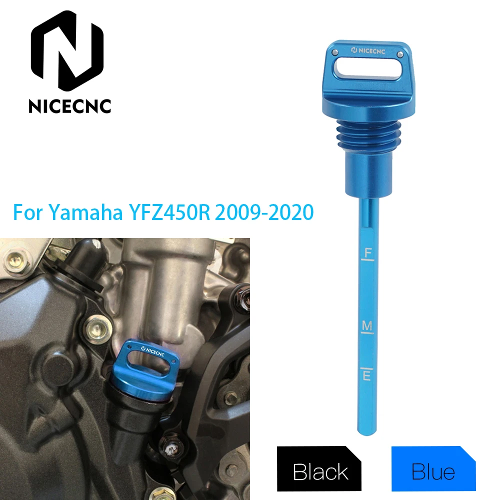 NICECNC колпачок для щупа масла двигателя мотоцикла Yamaha YFZ450R YFZ 450R 2009-2021 2019 2018 2017 2016 2015