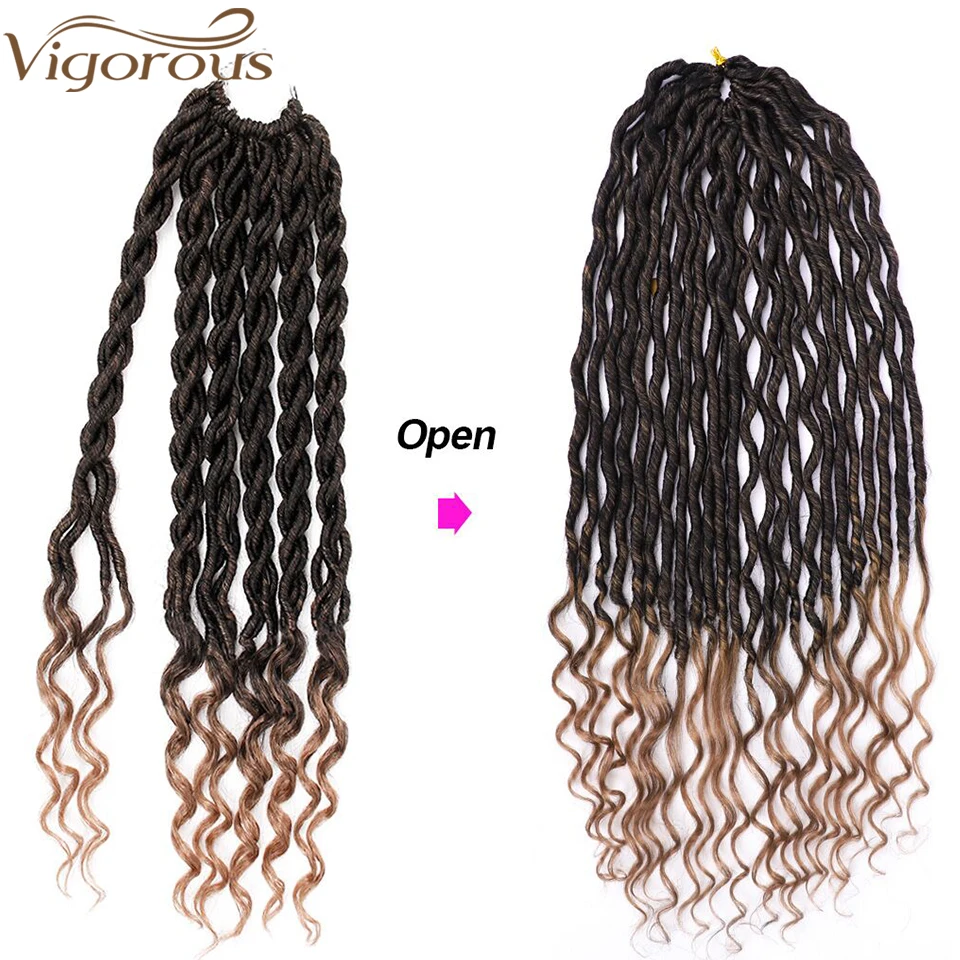 Яркие косички из искусственного меха вязаные крючком синтетической ткани Омбре