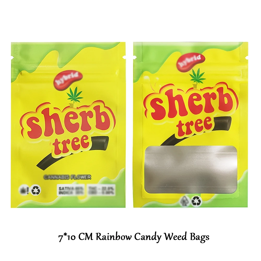 

Hot Selling Yellow Color Bags For Tobacco 200 Pcs 7x10 cm (2.76"x3.94") Zip Lock Pouches Aluminum Mylar Foil Food Bags 3.5 G