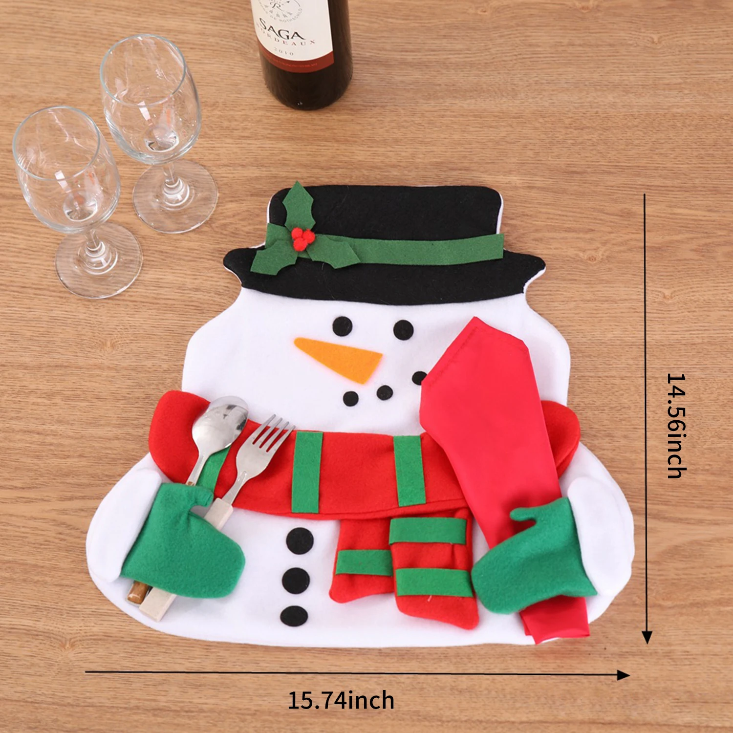 Рождественский Настольный коврик Рождественские салфетки Нескользящие коврики