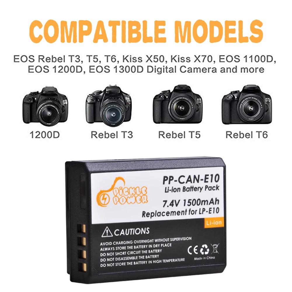 2 предмета LP E10 LPE10 Камера Батарея & светодиодный USB Зарядное устройство для Canon 1100D