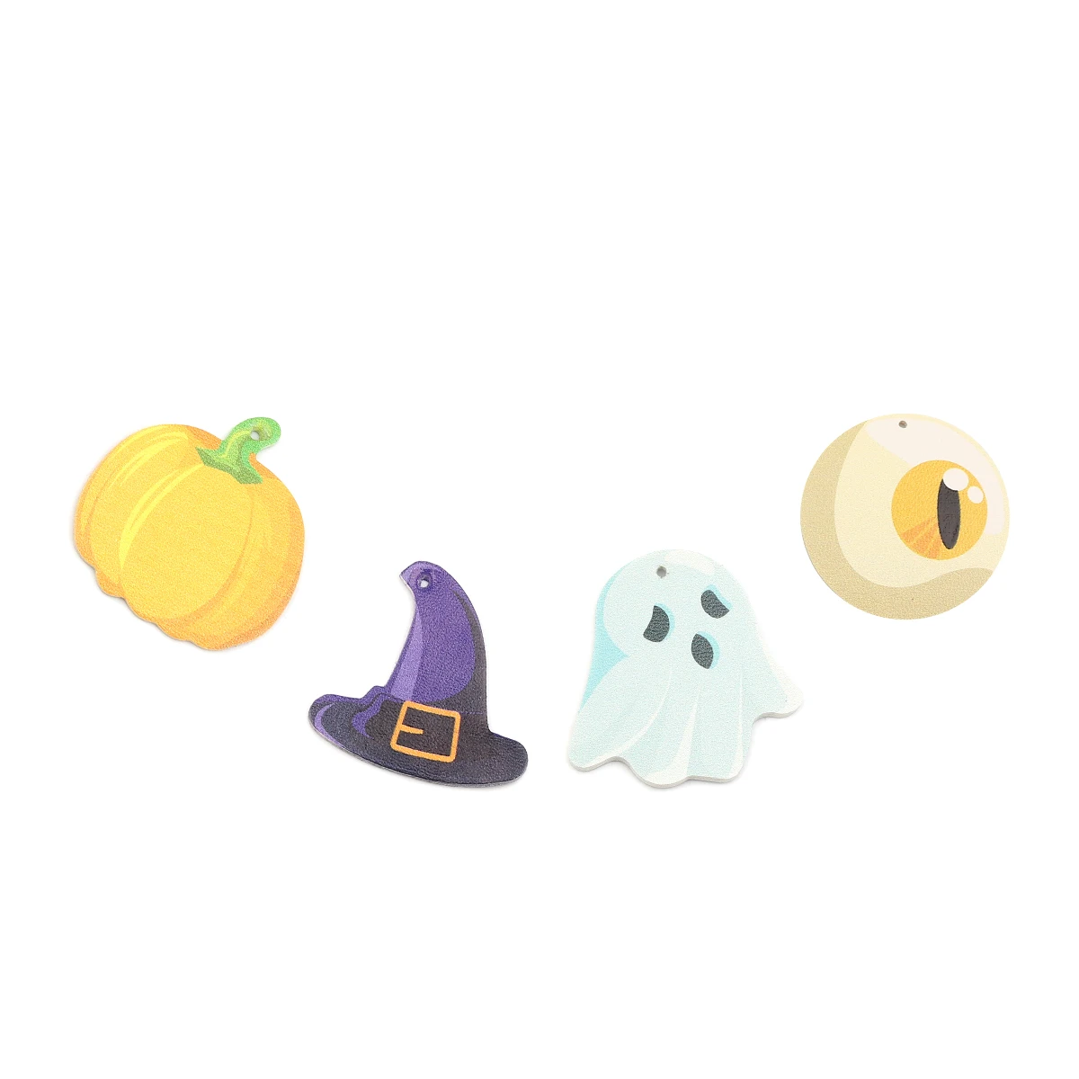 

Black Purple Witch Hat Shape Leather Earrings Pendant Halloween Party Decoration Gifts Women Children DIY Jewelry Pendant Gifts