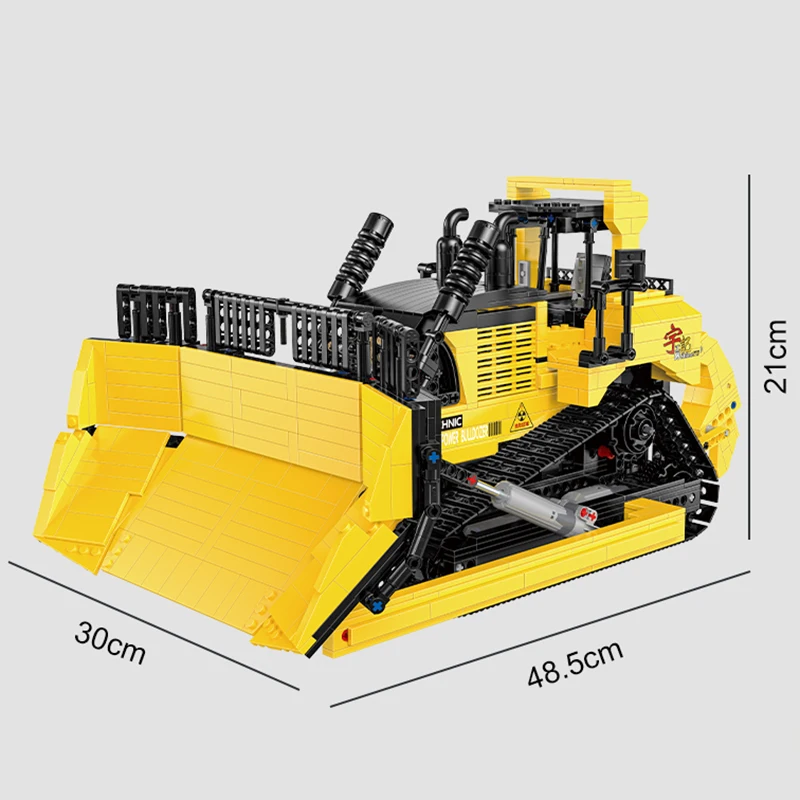 1866 PcsTechnical Engineering Large Bulldozer Car RC APP Programming Remote Control Building Blocks Vehicle Bricks Toys For Kids | Игрушки и