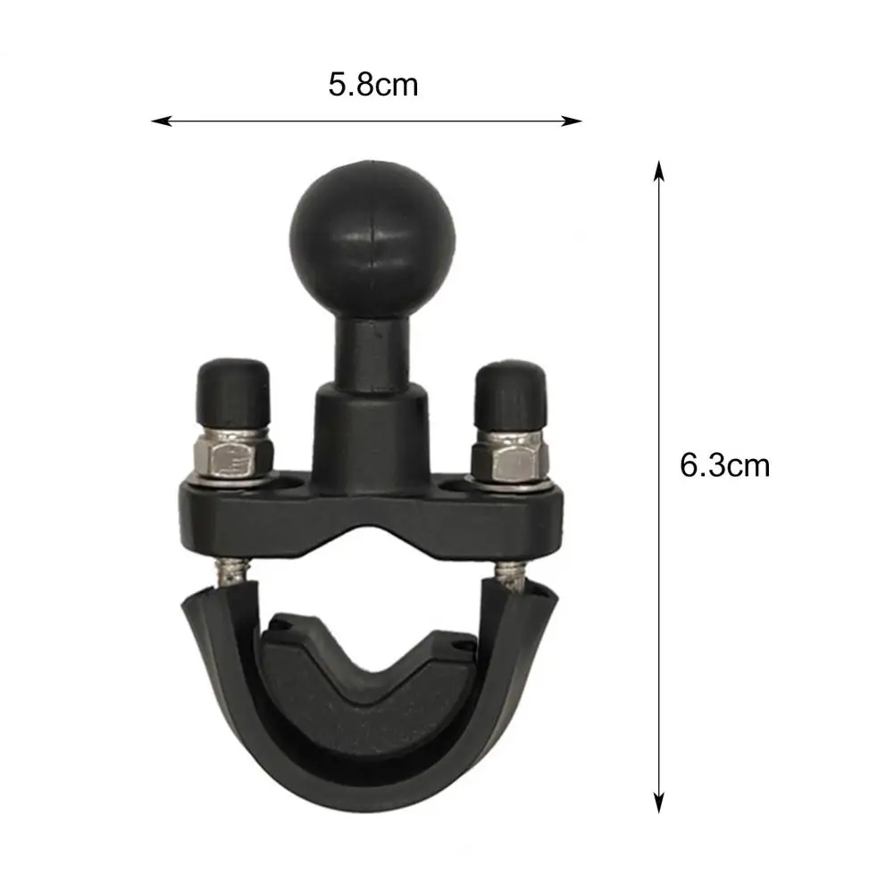 

Base Kit Stable 360 Degree Swivel Rubber Ball Handlebar U-Bolt Base for Motorcycle/Bicycle Handlebar Accessories