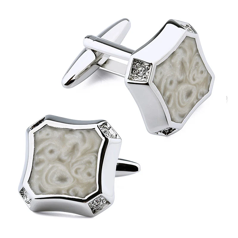 HAWSON эмаль запонки для мужчин модные свадебные ювелирные изделия высокое