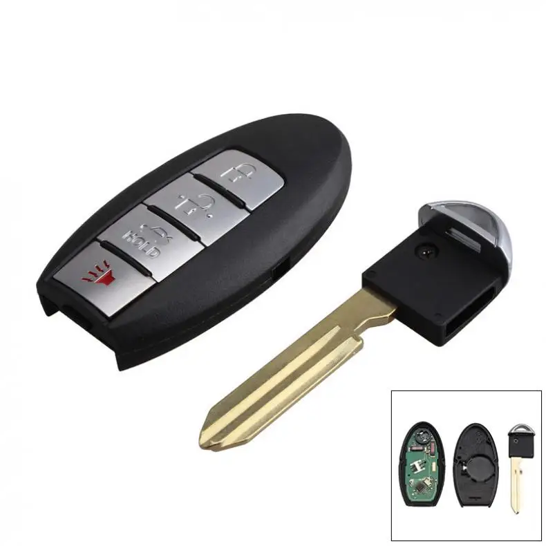315 Гц 4 кнопки дистанционный ключ-брелок от машины чехол авто ключ оболочка замена