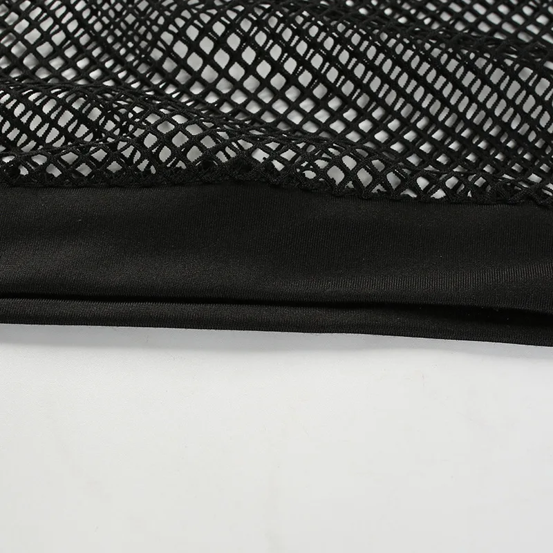 Женские сексуальные майки летние модные сетчатые открытые женские топы