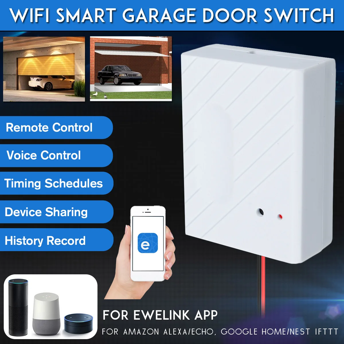 1 комплект WiFi переключатель умный дом открывалка для гаражных ворот управление