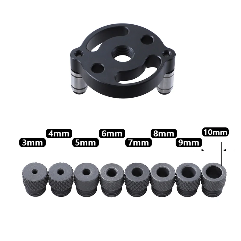 Самоцентрирующийся кондуктор 3-10 мм вертикальный Карманный для сверления