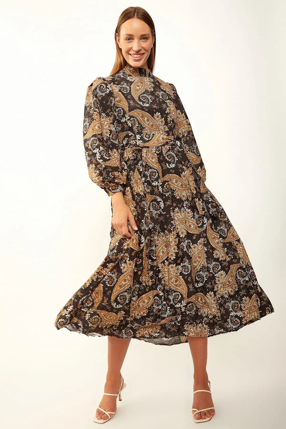 Счастье ist. Женское платье макси на подкладке FN01353 | Женская одежда