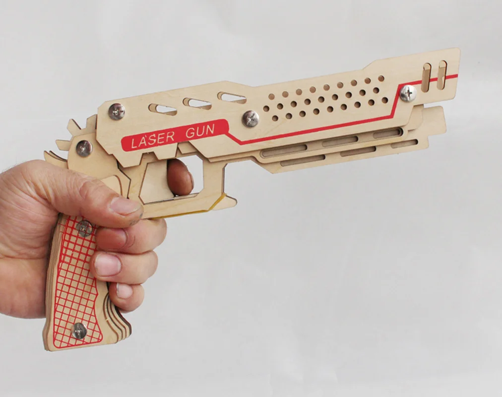 Детские Alpinia игрушки Ностальгия резиновые струнные ружья дровяная непрерывная