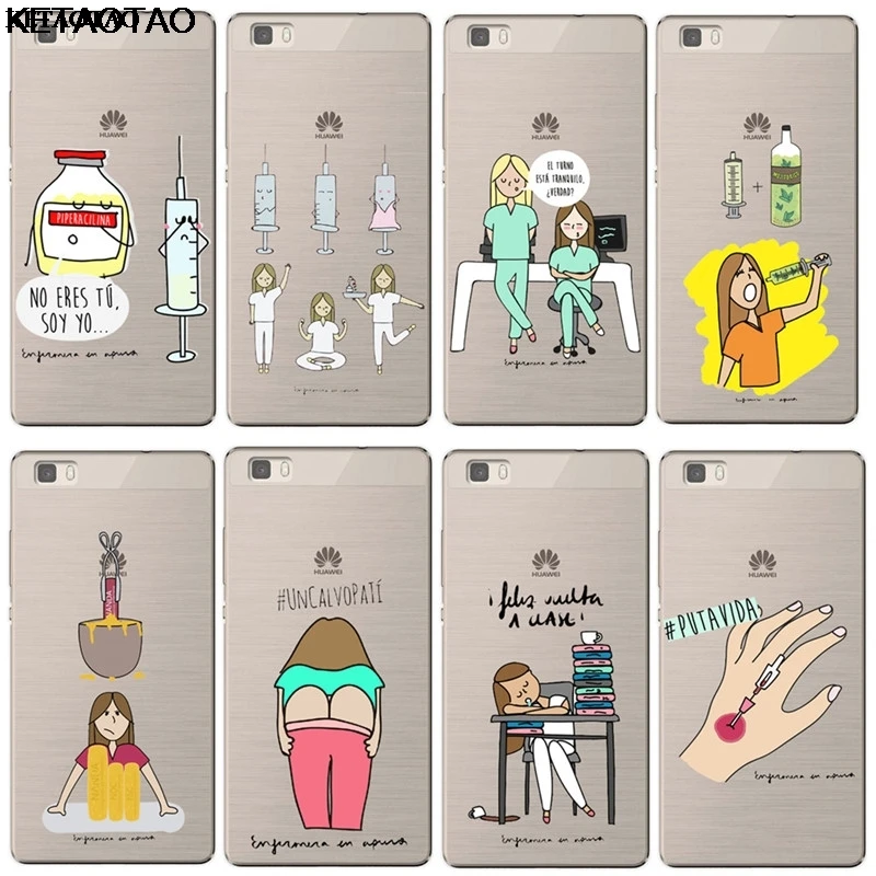 Чехлы для телефонов KETAOTAO с мультипликационным изображением медицины в Испании