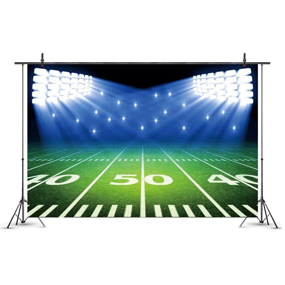 

Спортивный Виниловый фон для фотосъемки новорожденных мальчиков с изображением регби, светильника, лужайки, комнаты, стола